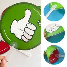 10 peças de remos de dupla face com polegar para cima/baixo - Placas de feedback para ensino em sala de aula para crianças e professores, jogos em sala de aula, recompensas para ensino, interação de atividades e ferramentas de recompensa