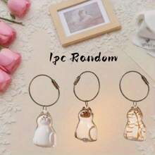 1/3/6pcs Cat Hair Storage Transparent Capsule, Cat Hair Collection Box, Charm Gashapon, Keychain Pendant, Pet Hair Storage Capsule