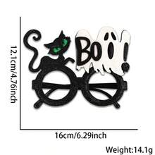 1 buc Halloween ochelari de vedere jucărie noutate ochelari cosplay Halloween petrecere favoare amuzant sclipici decorațiuni de petrecere ochelari dovleac păianjen pânză fantomă liliac pălărie craniu ocular ochelari