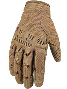 战术全指触屏手套，适合户外活动、运动、骑行、徒步旅行