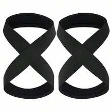 1 Pair Fitness Assistance Straps, Grip Gloves, Pull-Up Assist Bands, Silicone Non-Slip Durable Resistance Bands For Weightlifting - Multicolor - View 5