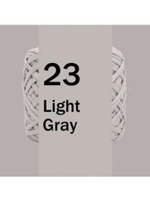 1/2 件 T 恤纱,大号 300g ± 20g T 恤纱卷 - 2 厘米宽,机织针织纱,柔软且用途广泛,适用于 DIY 工艺品,用于钩编和编织袋、靠垫、玩偶、毯子、拖鞋、手工艺钩编项目,有多种颜色可供选择,多色纱 | 涤纶纱 | 腈纶纱 | 钩编纱 | 工艺纱 | 鲜艳的纱球 | 多功能工艺材料、针织配件和用品 - 彩色 - 查看 38