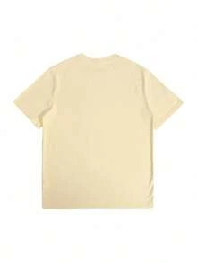 1Pcs Men's Plus Size220g 100% Cotton Tee   Double Sided Digital Printed T Shirt   Street Style