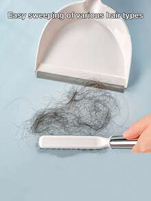 Desktop Broom, Brush, Dustpan Set, Household Plastic Soft Bristle Mini Sweeping Brush, For Kids,Kitchen,Bathroom,Home,Household Supplies