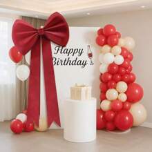 Mixifox Pink Big Bows Decorations, 25 Inchs For Party Decorations Wedding Coquette Decorations Wall Decor Baby Shower Christmas Tree Bows