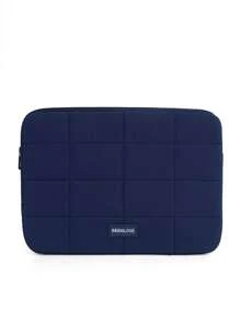 1 件女士绗缝 14/15.6 英寸笔记本电脑内胆包，简约马卡龙色网格笔记本电脑包，轻质平板电脑内袋，防震耐磨，适合学校、工作、生日和返校礼物，女士返校笔记本电脑包 书包 大学必备品 - 彩色 - 查看 16