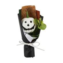 Juego de 5 minicalabazas coloridas para Halloween. Decoración casera DIY. Decoración de escritorio para Halloween, Acción de Gracias, bodas, fiestas sin electricidad, decoración artesanal para festivales y eventos. - Blanco - Ver 6