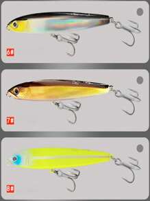 2 peças - MEREDITH MINNOW 100F 14g Isca de Peixe Flutuante com Agitação em Garrafa, 24 Cores, Isca de Peixe MINNOW, Isca Dura de Alta Qualidade, Profundidade Profissional 0,8-1,0m, Isca Falsa/Acessórios de Pesca