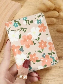 雏菊花瓣图案迷你钱包，时尚简约，轻巧便携，可装现金、身份证、信用卡、硬币，适合作为生日、周年纪念日、送给爱人、女性、女孩、青少年、大学生、学生、男士的礼物。 - 粉色 - 查看 6