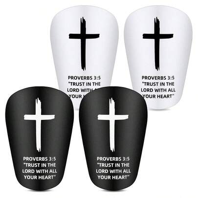 1 Pair Mini Master Cross Design Football Shin Guards, Adult Clip-On Leg Protector - Thick & Durable Mini Soccer Shin Pads, Suitable For All Seasons