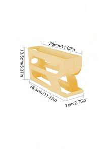 1pc Modern 3-Layer Egg Rack Refrigerator Egg Rack, Slide-Out Egg Holder,Anti-Fall,Refrigerator Egg Container Plastic Storage Bin, Compartment Anti-Coll Egg Storage Box,Space-Saving Refrigerator Side Door Storage Rack, Clear Stackable Egg Storage Box For Home/Kitchen Storage, Suitable For Refrigerator, Drawer And Shelf, Kitchen Organizer And Storage Cabinet, Kitchen Accessories - Multicolor - View 14