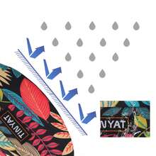 TINYAT Men Fashion Leaf Pattern Multi-Functional Waterproof Outdoor Riding Sports Waist Pack Chest Bags Daily Use