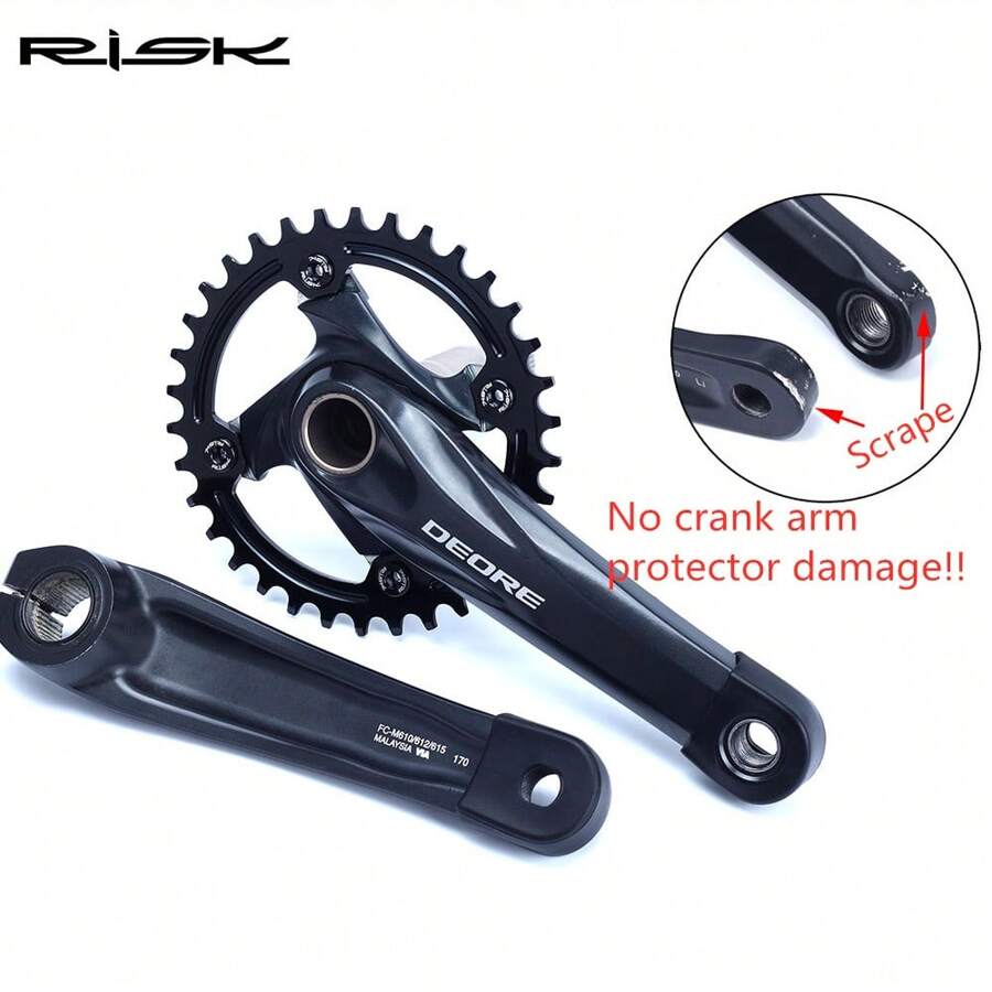 Silicone Protective Crank Covers For Cycling Mountain Bike Chainring Cranks And Road Bike Pedal Shafts
