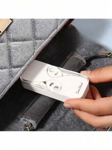 1PC Portable Dental Floss Storage Box - Automatic Pop-Up Design For Clean & Tidy Floss Storage - Travel Essential Organizer