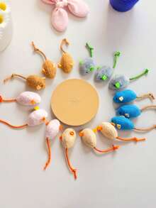 1pc Realistic Mouse Cat Toy, Self-Entertainment Plaything