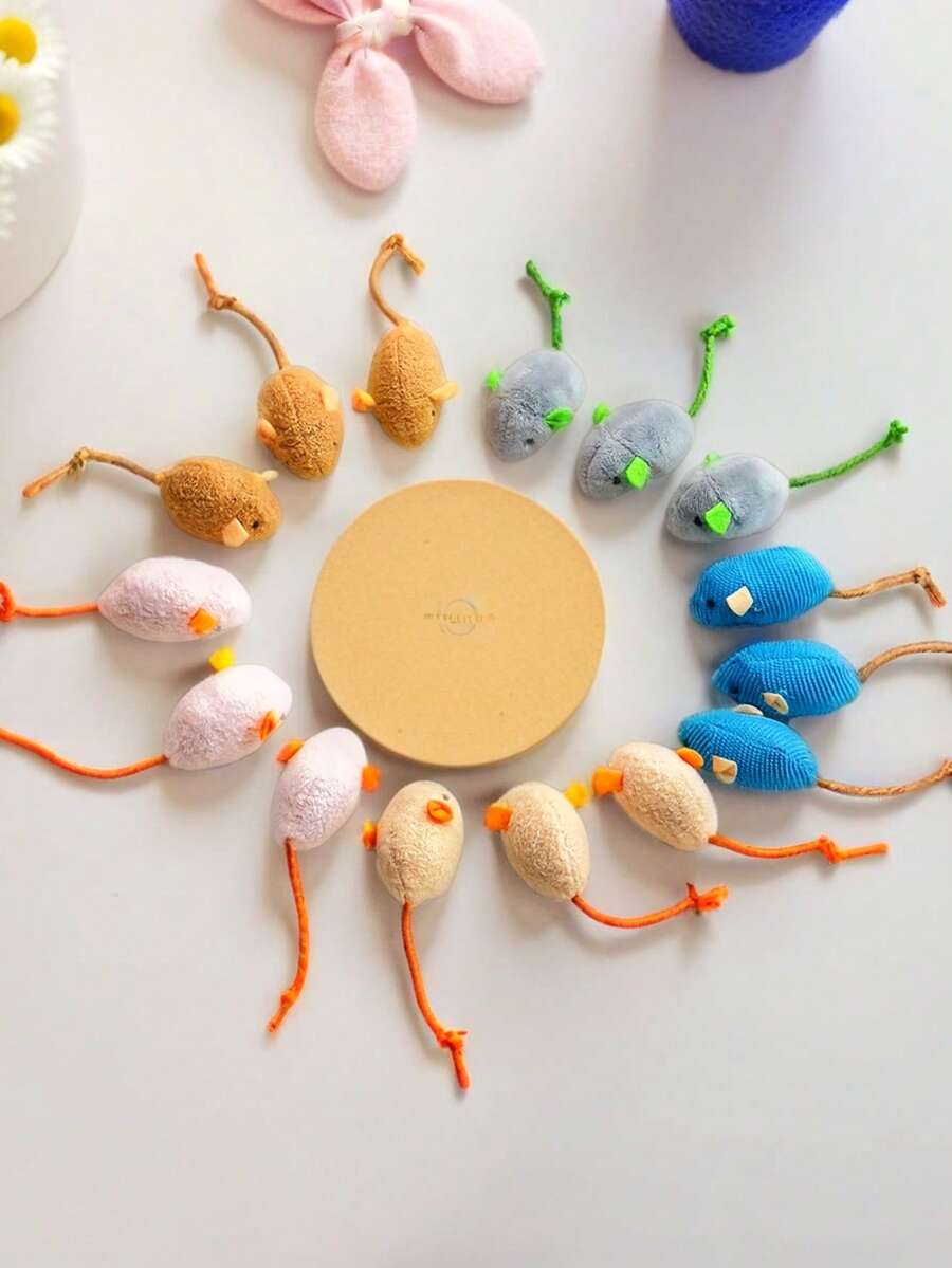 1pc Realistic Mouse Cat Toy, Self-Entertainment Plaything