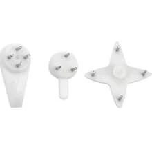 100 Stücke unsichtbare Nagel Wandhaken ohne Spuren, Bilderrahmen Hänger, Fotorahmen Aufhänger zum Aufhängen von Foto Rahmen, Dekoration, Kunstwerk