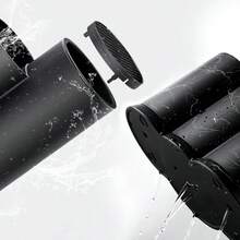 1 pieza Soporte universal para cuchillos, 3 en 1, Raqueta de cocina Utensil, Ralladura de almacenamiento de cuchillo, Empty Ranura para cuchillas de gran tamaño, Rango de utensilios de baño negro cepillado multifunción para cocinas U Lápices, + talla grande - Gadget de Cocina Salvavidas - Dibujo de alambre negro 3 en 1 - Ver 4