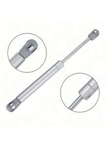 1/4 paquets Charnières à gaz classiques - Support de levage 100N/22,5 lb, amortisseurs à gaz hydrauliques en métal et plastique pour portes d'armoire, charnières de couvercle à fermeture en douceur pour boîtes de rangement, montage de porte avec finition mate