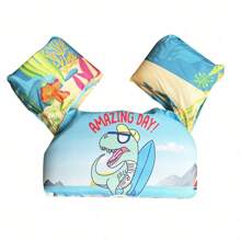 1pc New Kids Life Jacket - Swimming Arm Bands - Float Ring - Swim Ring - Baby Cartoon Water Wings - Foam Buoyancy Vest - Children Summer Pool Arm Bands - Kids Toy (Random Water Ball Color)