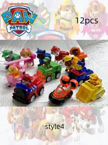 Paw Patrol 2/4/6/18 PCS Paw Patrol Inertial Rebound Patrol Car, The Best Holiday Gift For Good Friends, Party Atmosphere Decoration, Perfect Party Decoration, Home Decoration Ornaments, Perfect Room Decoration, Christmas Gift Valentine's Day, Ideal Friend Gifts For Birthday Celebrations, Souvenirs, Women's Souvenir, Cute Aesthetic, Valentine Day Gifts, Decorations, Home Decor, Valentines Gifts