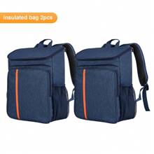 1pc/2pc20L Portable Thermal Lunch Bag Food Box Durable Waterproof Cooler Ice Insulated Case Camping Oxford Dinner Backpacks Icebox