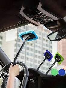 1pc Car Windshield Cleaning Brush, Washable Car Washing Glove, Suitable For Home, Kitchen, Bathroom, Household Use,Car Accessories - one-size - View 3