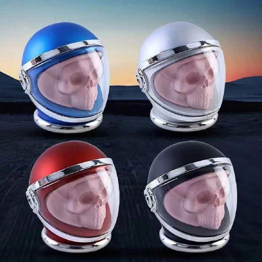 Metal Tobacco Grinder, Large 3"/78mm Creative Skull Helmet Design Superior Zinc Alloy Four-Layers Spice Grinder, Making Grind Tobacco More Delicate And Finely, Portable And Easier To Use(1 PC)