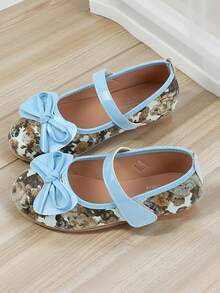 Girls' Flat Shoes, Children's Bowknot Canvas Shoes, Little Girls' Spring Shoes - Multicolor - View 5