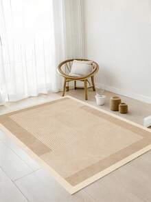 Alfombra decorativa interior minimalista y de moda, alfombra interior de material de lana falsa, alfombrilla de sala de estar, tapete de sofá, manta de dormitorio, esterilla antideslizante para la cabecera de cama, almohadilla para silla de comedor y cocina, cojín de oficina, felpudo para entrada, colchoneta de picnic al aire libre, mantel para acampada al exterior