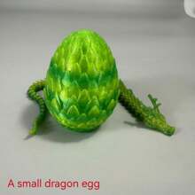 1pc 3D Printed Giant Scaled Dragon Egg + 23.62 Inch Large Decorative Item, Home Gift, Party Gift, Halloween & Christmas Gift, Fashionable Scaled Dragon Decor