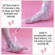 100Pcs Transparent Disposable Foot Bags Detox SPA Covers PE Plastic ...