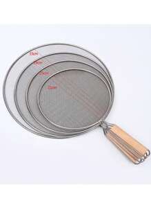 1 pieza Cubierta de red anti-salpicaduras de aceite, protector de salpicaduras con malla de acero inoxidable para sartén, olla de cocción