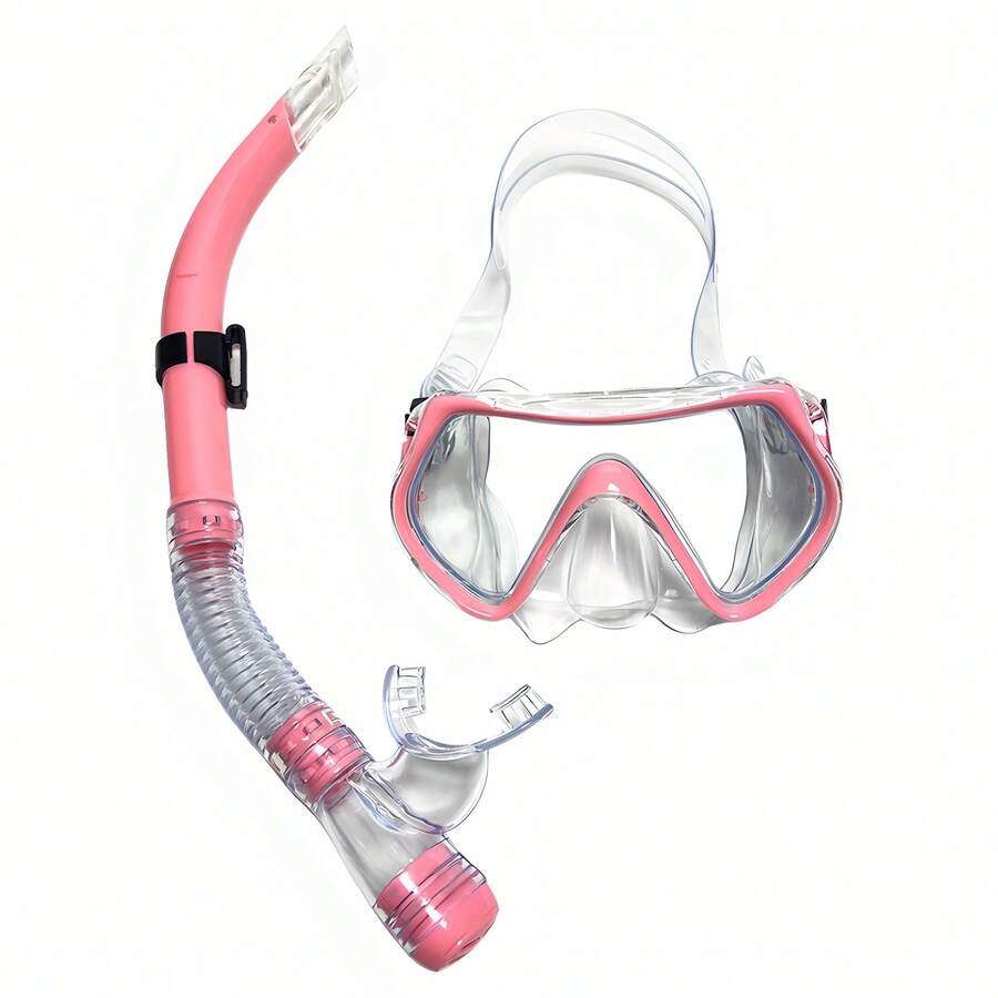 Erwachsenen- und Jugendliche Universal Schnorchelmaske & Schnorchel Set zum Schnorcheln & Schwimmen, Strandutensilien, Strandaccessoires, Poolschwimmhilfe