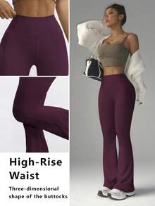 FWH Sculpting High Waist,Booty-Lifting Design,Flared Leg Movement,#Athleisurechic #Retroflare #Worktoworkflow,High-Waisted Flared Yoga Pants,Tummy Control Workout Leggings,Outdoor Booty-Lifting Pants,Office-To-Hiking Flare Trousers,Outdoor & Active Wear,High-Waisted Tummy-Control Flared Yoga Pants For Women Tights