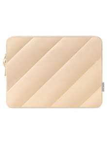 SENLASI SENLASI Puffy Protective Laptop Sleeve 13.5 14 15 16 Inch,Laptop Bag Compatible With Macbook Air 13 15 M1 M2 2012-2023, Pro 13 14 15 2010-2022,14-16 Chromebook Surface Notebook,Soft Fluffy Inner Lining, Waterproof Laptop Case,Beige Black Pink