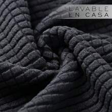 Juego de 6 piezas engrosadas y elásticas juego de asientos de restaurante doméstico antideslizante y resistente al desgaste juego de protección de sillas de restaurante - Gris Oscuro - Ver 8