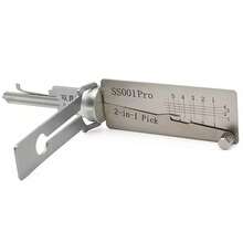 NetHong Stainless Steel SS001 PRO Key Decoder Perfect Match For Key Picking Hook Tool - Silver - View 6