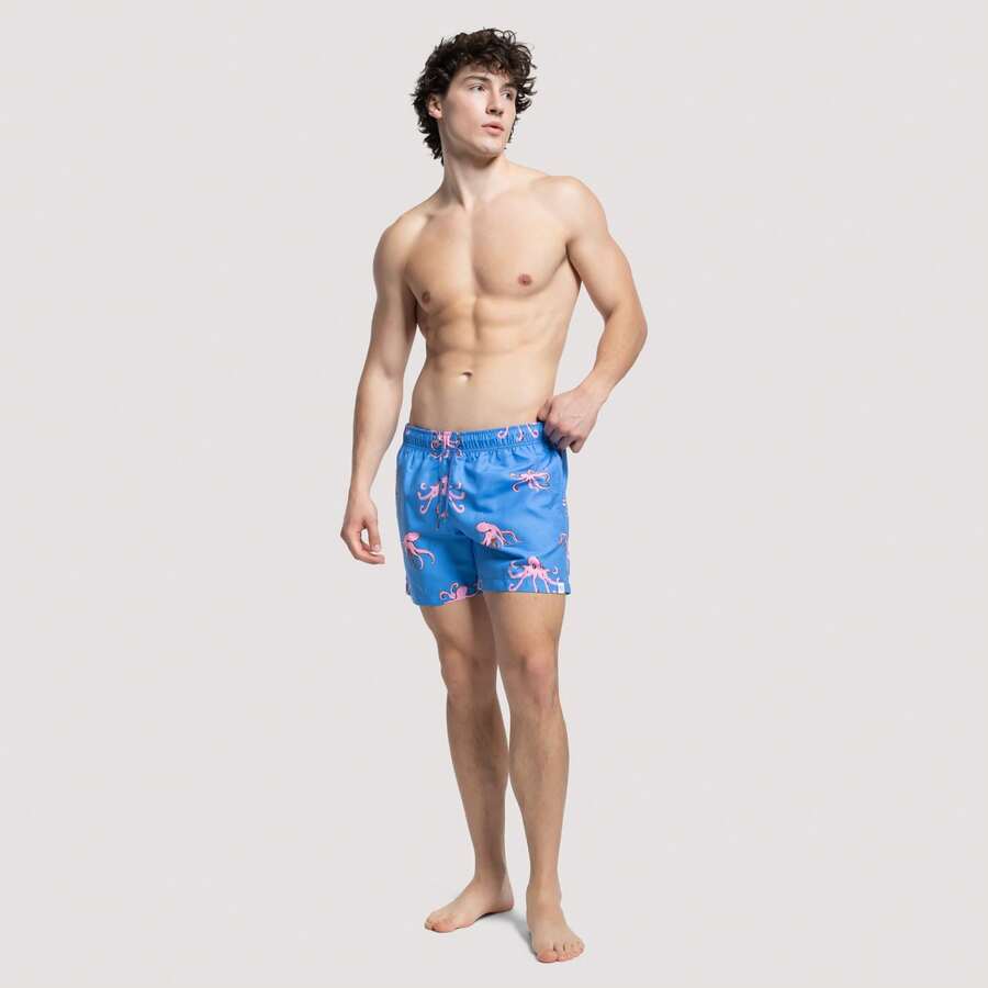Apres Life Octo Blue Swimshorts - Blue - View 1