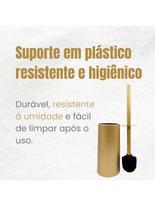 Toilet Brush With Gold ABS Holder Create Build