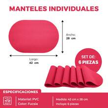 Tablecloths - Fuchsia / Net - View 3