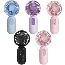 VanSmaGo Caming Fan Portable Mini Outdoor Fan Set [2/3/4/5/6/9/10 Pieces] Handheld Personal Small Fan With 3 Speed For Outdoor Travel, USB Rechargeable Battery Powered Durable Eyelash Fan, Multiple Colors - 5 chiếc Đen + Hồng + Xanh + Hồng + Tím - Xem 1