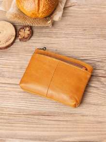 Minimalist Japanese Style Waterproof Mini Coin Purse Suitable For Students Men & Women Holds Keys Earphones Cards Leather Coin Pouch For Women Wallet Mini Wallet Purse Wallet Coin Wallet