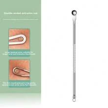 Face Cleansing Tool, Four-Piece Acne Needle Facial Cleanser, Quickly Cleans Stubborn Blackheads, Acne, Fat Particles, Simple And Practical - 銀色 - 查看 2