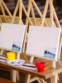 1/4/12 pezzi Tela su telaio professionale di misure 17,8 cm x 22,9 cm, 25,4 cm x 25,4 cm, 40,6 cm x 50,8 cm, 76,2 cm x 76,2 cm, 76,2 cm x 101,6 cm, Telaio in legno per galleria, pannelli di tela per pittura ad olio, acrilico, forniture artistiche per adulti e principianti, decorazione murale popolare