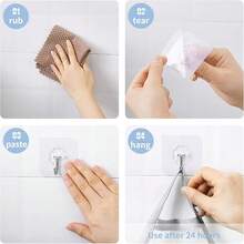 1pc Large Hanging Laundry Basket Storage Bag Foldable Organizer For Dirty Clothes Meshcloth Multi-Pocket Clothing Toy Storage Home - Multicolor - View 5