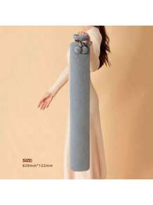 1pc Long-Shaped Hot Water Bag, Water-Filling Hand Warmer, Safe, Durable, Anti-Explosion, Winter Warm Supplies (Due To Different Batches, The Lines And Colors Of The Inner Liner May Vary. We Apologize For Any Inconvenience Caused,Silk Ribbon Fabric Cover, Rib Color, Design Randomly Assorted), Back To School Supplies
