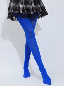 1 Pair Dual Color Pantyhose For Women, Sculpting, Slimming Leggings, Striped Tights, Sexy European Style