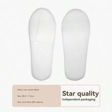 36 par jednorazowych kapci łazienkowych, odpowiednich dla gości festiwalowych – opakowanie hurtowe, odpowiednie do hotelu, spa, podróży, domu na boso, białe palce - Wielokolorowe - Zobacz 9