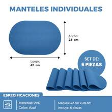 Tablecloths - Blue / Net - View 3